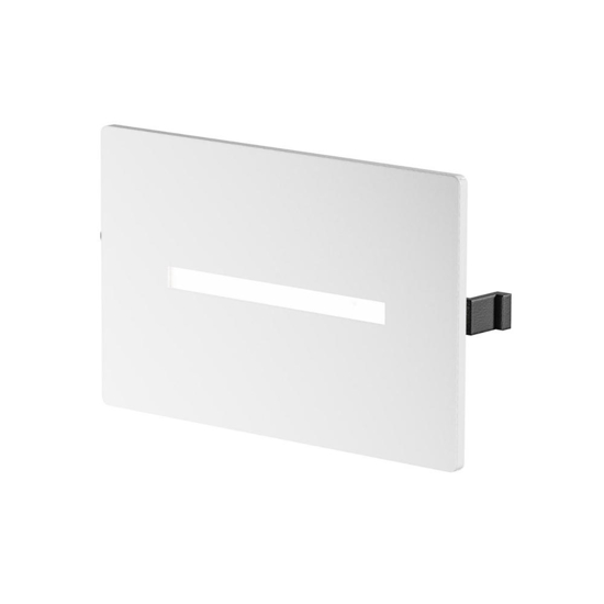 Segnapasso bianco da esterno per incasso led 3w cct ip54