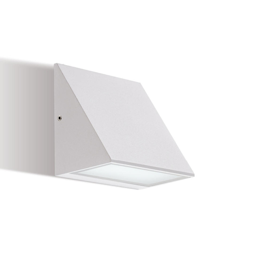 Applique bianca per esterno led 7w 3000k ip65
