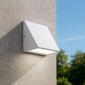 Applique per esterno balcone bianca moderna led 7w 4000k