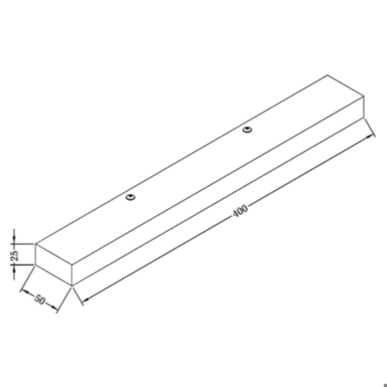 Maytoni orion applique da bagno rettangolare per specchio led 4000k
