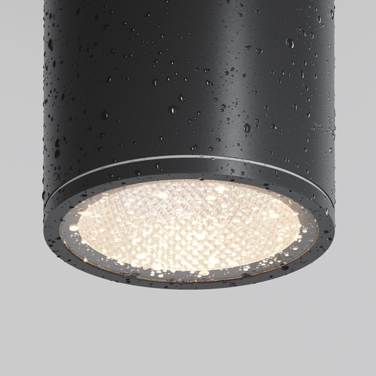 Maytoni bar plafoniera da esterno cilindrica moderna led 3000k ip65