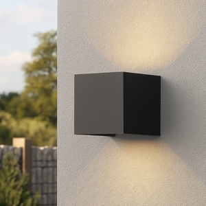 Maytoni fulton applique da esterno moderno cubico led 3000k ip54