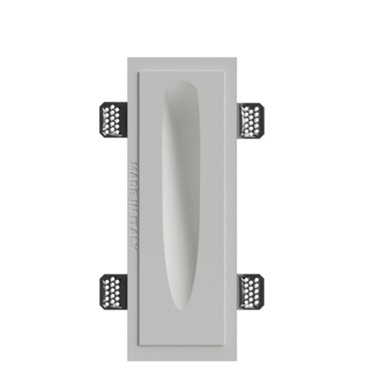 Segnapasso di gesso da incasso mini gu10 led