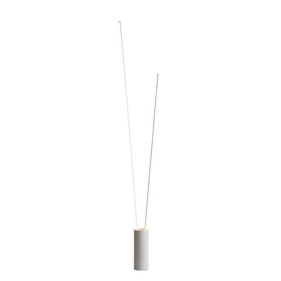 Lampada da terra design moderno bianca led 44w 3000k