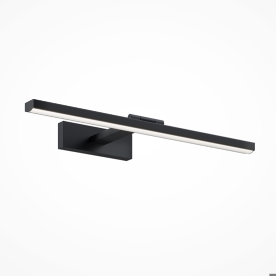 Maytoni bris applique nero per specchio da bagno led 4000k