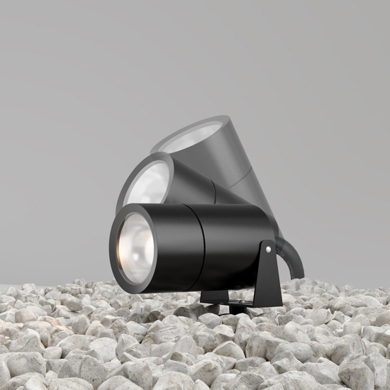 Maytoni bern faretto da giardino con picchetto led 3000k ip65