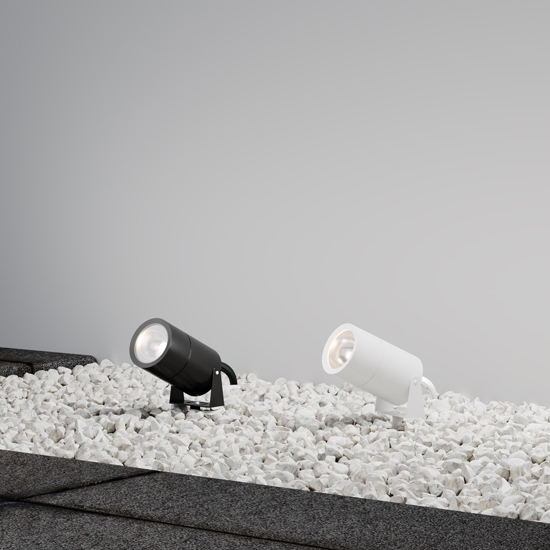 Maytoni bern faretto da giardino con picchetto led 3000k ip65