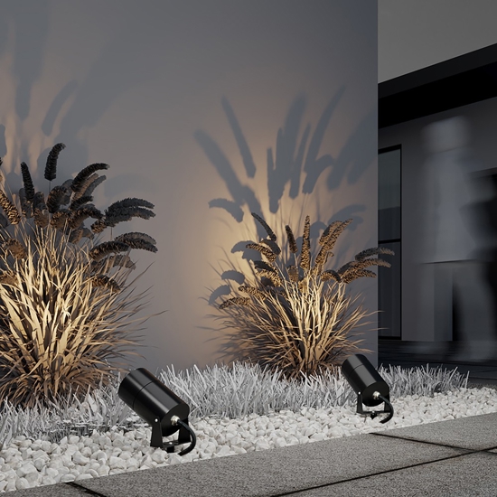 Maytoni bern faretto da giardino con picchetto led 3000k ip65