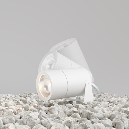 Maytoni bern faretto da esterno orientabile con picchetto led 3000k ip65