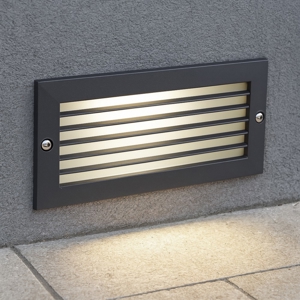 Segnapasso led incasso per esterno 10w 4000k nero