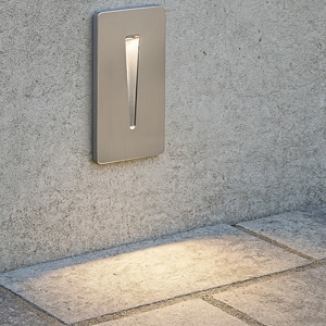 Segnapasso led 3w 3000k per interno esterno da incasso grigio