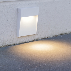 Gea luce segnapasso per esterno led 3000k ip65 bianco