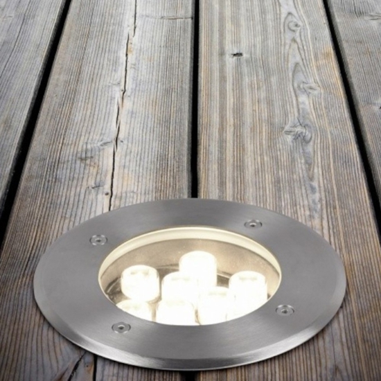 Faretto per esterno da incasso a pavimento led 3,5w 3000k