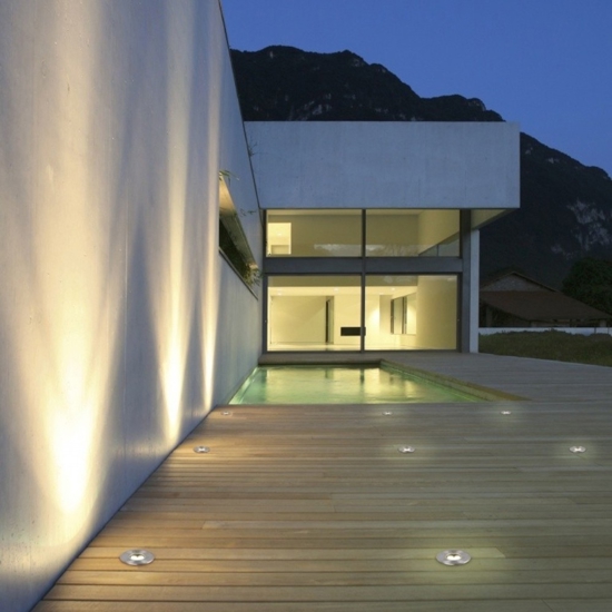 Faretto per esterno da incasso a pavimento led 3,5w 3000k