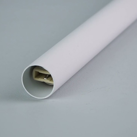 Lampada a sospensione da comodino cilindro bianco per camera da letto