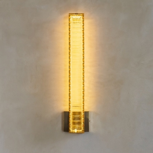 Applique led oro di cristallo stile per soggiorno