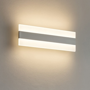 Applique led 25w 3000k moderna bend perenz illuminazione