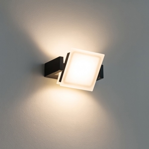 Vivida axella applique led 10w 3000k nera girevole