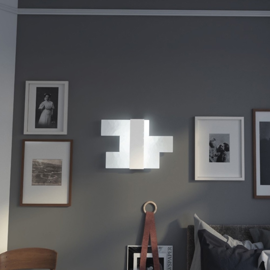 Toplight flight applique led 3000k e 4000k bianca moderna per soggiorno
