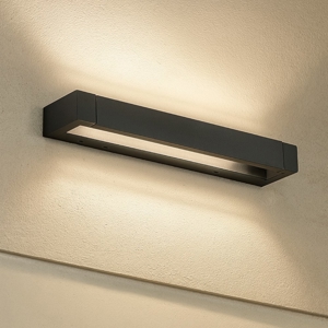 Applique led nero 23w 3000k 4000k 6000k moderna perenz sway