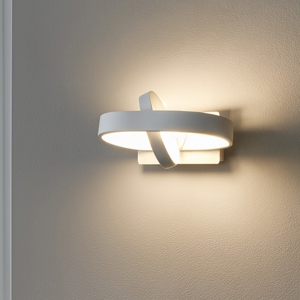 Applique led 6w cct orientabile moderno bianco perenz belt