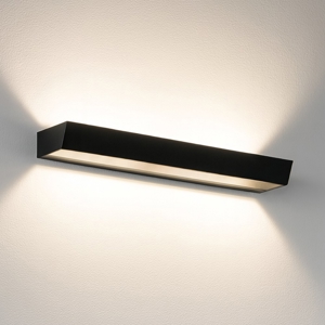 Applique led 4000k 50w nero design isyluce moderna