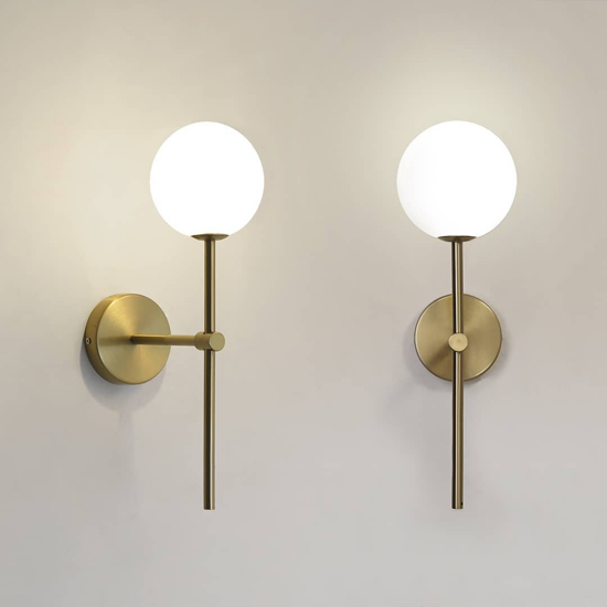 Applique da muro oro per soggiorno