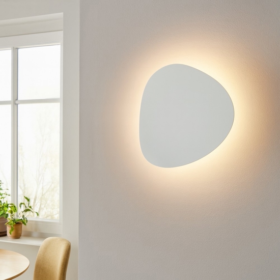 Applique di gesso led 12w 3000k design moderna