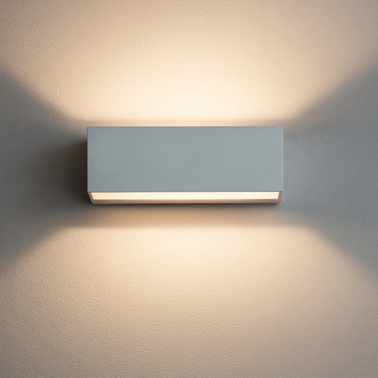 Isyluce applique bianco led 6w 4000k rettangolare moderna