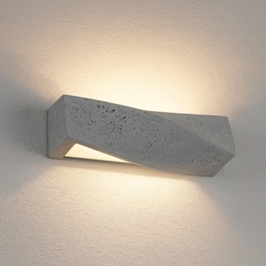 Applique di cemento grigio design moderno fp