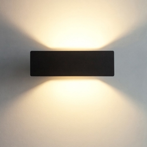 Applique zig zag nero ap1 d29 ideal lux led 12,5w 3000k per interni moderni