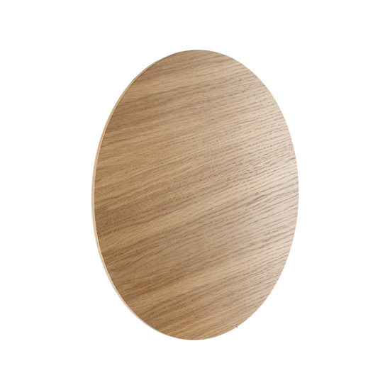 Applique di legno 40cm rotondo disco design moderna