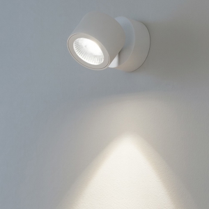 Applique da parete bianca led orientabile 15w 3000k 4000k 6000k perenz camera