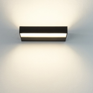 Applique nero isyluce plate duplex led 15w 3000k-4000k