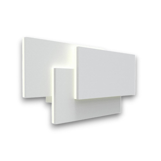 Applique led 12w 3000k bianco design moderna
