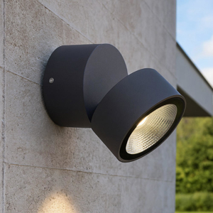 Faretto da esterno led orientabile 3000k grafite ip54