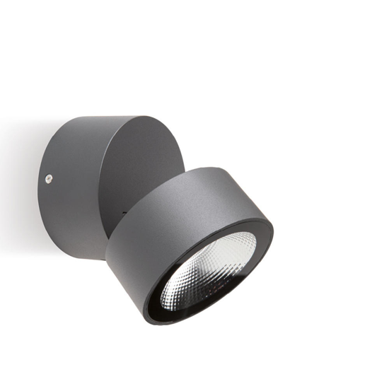 Faretto da esterno led orientabile 3000k grafite ip54