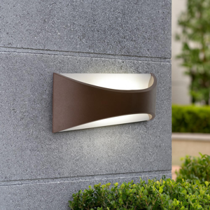 Applique per esterno balcone marrone led 6w 4000k ip65