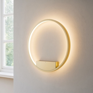 Maytoni rim applique da parete colore oro led 3000k circolare