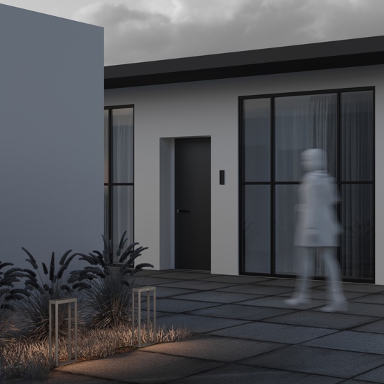 Maytoni pir lampada da esterno rettangolare moderna led 3000k ip54