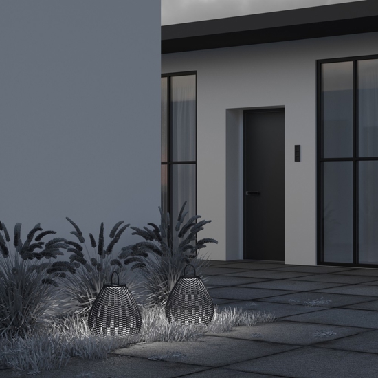 Maytoni plet lampada da esterno design rustico led 3000k ip65