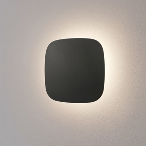 Gea luce step applique da parete nera led 45w 3000k quadrata