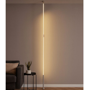 Piantana da terra sospesa bianca led 3000k dimmerabile cavo regolabile