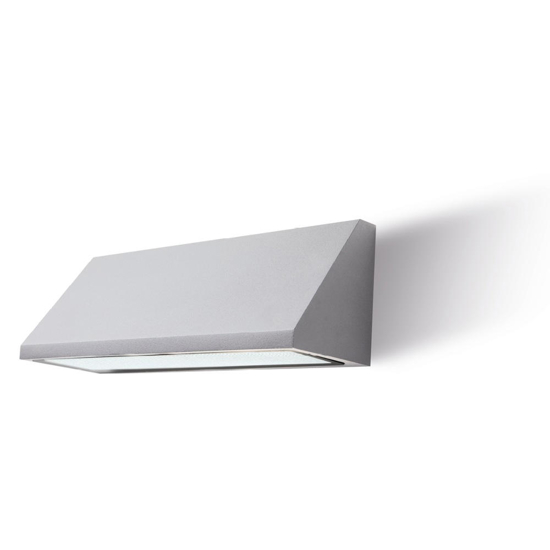 Applique grigia per esterno balcone led 30w 4000k ip65