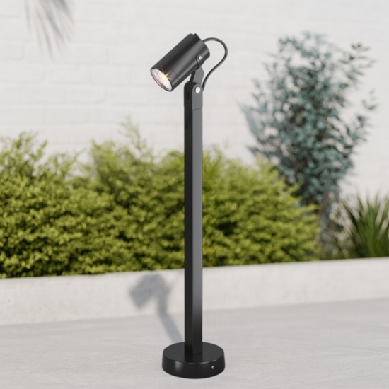 Maytoni scope lampione da giardino orientabile moderno ip65