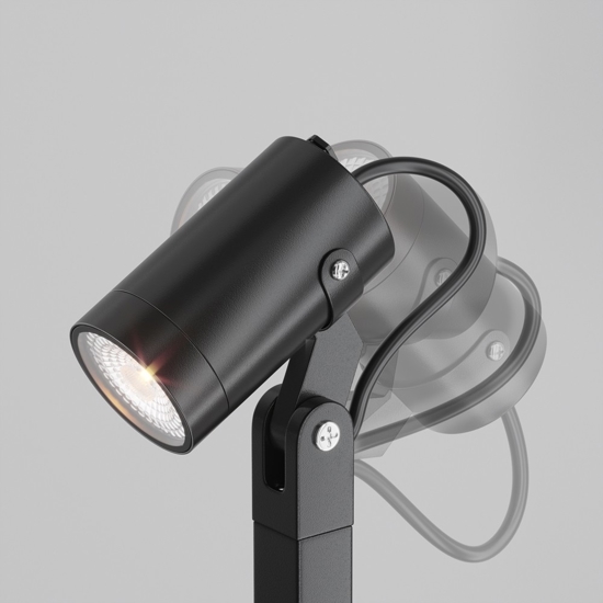 Maytoni scope lampione da giardino orientabile moderno ip65