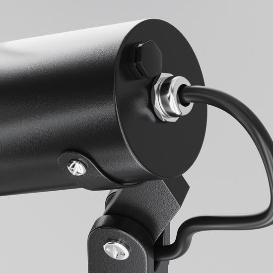 Maytoni scope lampione da giardino orientabile moderno ip65
