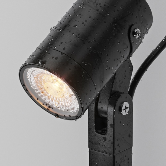 Maytoni scope lampione da giardino orientabile moderno ip65