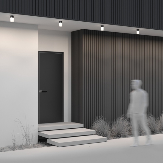 Maytoni willis plafoniera da esterno per soffitto design moderno ip54