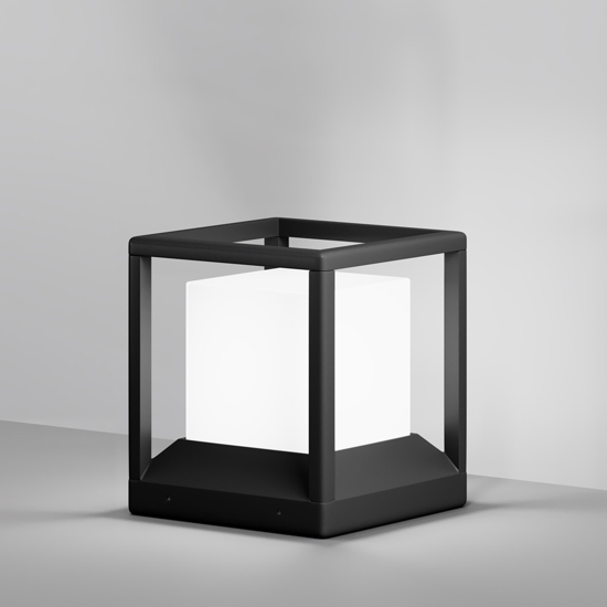 Maytoni trim lampada da esterno cubica moderna ip65